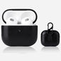 Crazy Horse Texture Earphone Protective Case with Hang Buckle For AirPods 3