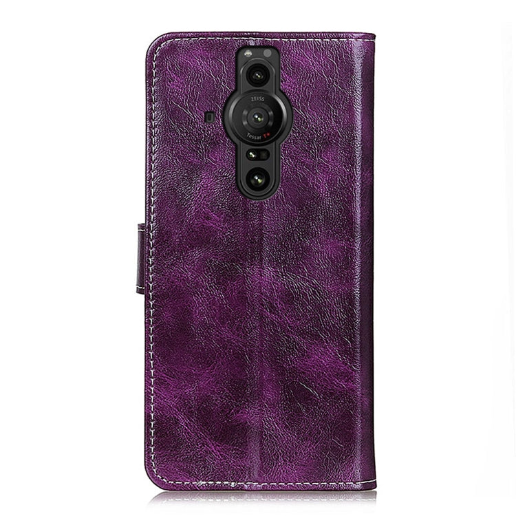 Retro Crazy Horse Texture Horizontal Flip Leather Phone Case with Holder & Card Slots & Photo Frame & Wallet