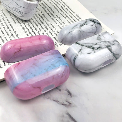 For AirPods Pro Marble Water Sticker Wireless Earphone Protective Case