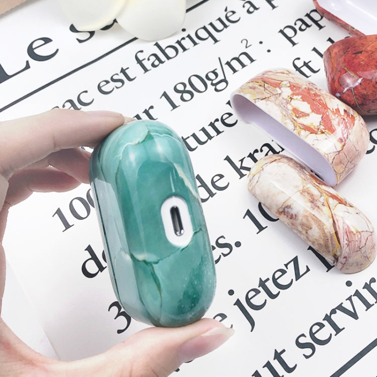 For AirPods Pro Marble Water Sticker Wireless Earphone Protective Case