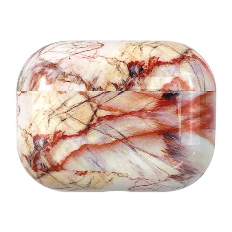 For AirPods Pro 3 Marble Water Sticker Wireless Earphone Protective Case