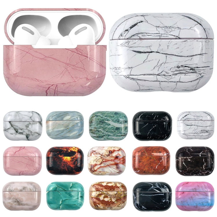 For AirPods Pro 3 Marble Water Sticker Wireless Earphone Protective Case