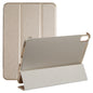 Silk Texture Three-fold Horizontal Flip Leather Tablet Case with Holder