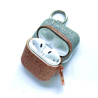 Electroplating Glitter Powder Wireless Earphone Protective Case