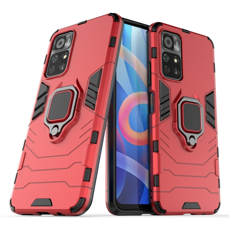 PC + TPU Shockproof Protective Phone Case with Magnetic Ring Holder, For OnePlus 9RT 5G, For Xiaomi Redmi Note 11 China / Poco M4 Pro 5G, For Xiaomi Redmi Note 11 Pro / Note 11 Pro+