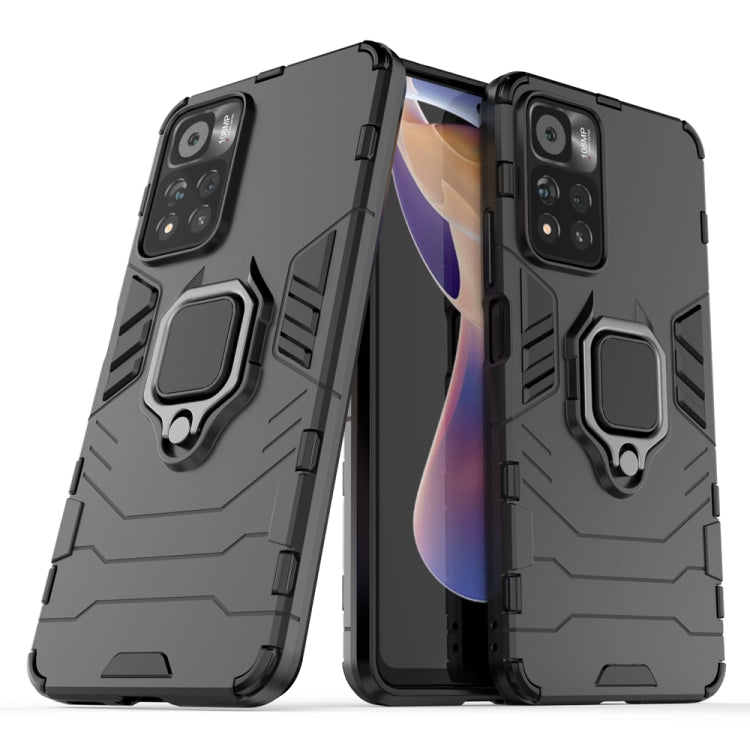 PC + TPU Shockproof Protective Phone Case with Magnetic Ring Holder, For OnePlus 9RT 5G, For Xiaomi Redmi Note 11 China / Poco M4 Pro 5G, For Xiaomi Redmi Note 11 Pro / Note 11 Pro+