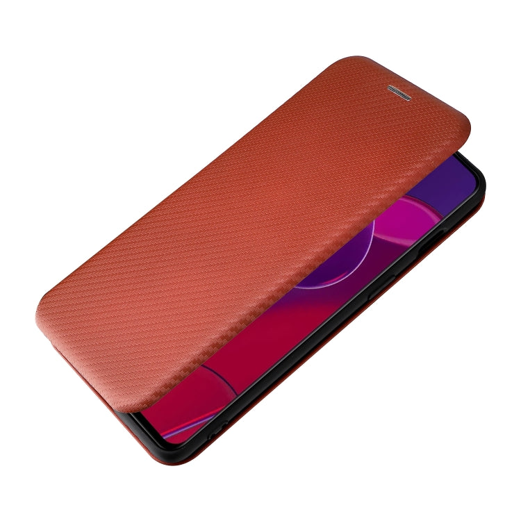 Carbon Fiber Texture Magnetic Horizontal Flip Leather Phone Case