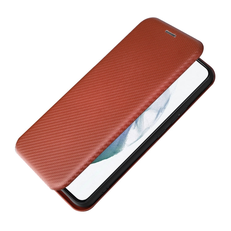 Carbon Fiber Texture Magnetic Horizontal Flip Leather Phone Case