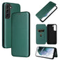 Carbon Fiber Texture Magnetic Horizontal Flip Leather Phone Case