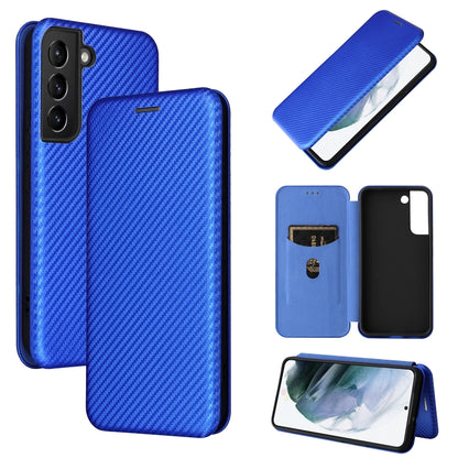 Carbon Fiber Texture Magnetic Horizontal Flip Leather Phone Case