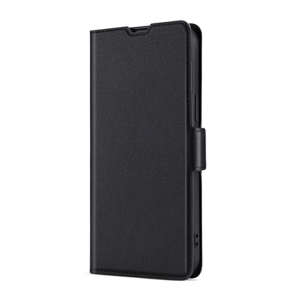 Ultra-thin Voltage Side Buckle Horizontal Flip Leather Phone Case with Holder & Card Slot