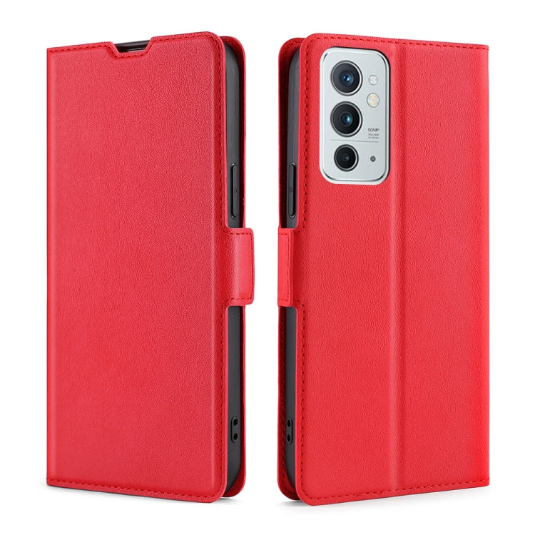 Ultra-thin Voltage Side Buckle Horizontal Flip Leather Phone Case with Holder & Card Slot