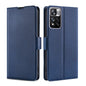 Ultra-thin Voltage Side Buckle Horizontal Flip Leather Phone Case with Holder & Card Slot