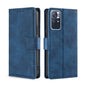 Skin Feel Crocodile Texture Magnetic Clasp Horizontal Flip Leather Phone Case with Holder & Card Slots & Wallet