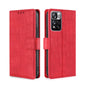 Skin Feel Crocodile Texture Magnetic Clasp Horizontal Flip Leather Phone Case with Holder & Card Slots & Wallet