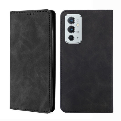 Skin Feel Magnetic Horizontal Flip Leather Phone Case with Holder & Card Slots