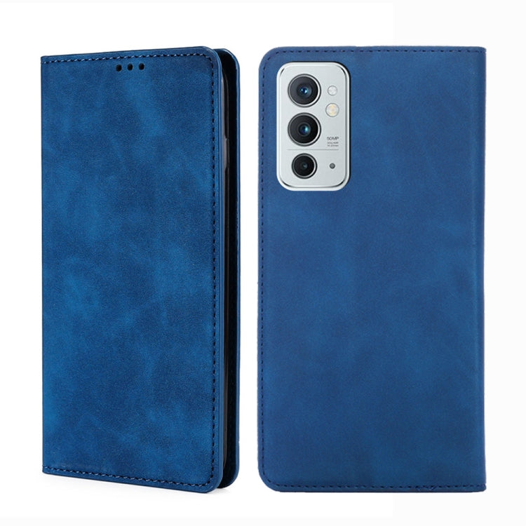 Skin Feel Magnetic Horizontal Flip Leather Phone Case with Holder & Card Slots