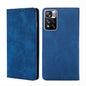 Skin Feel Magnetic Horizontal Flip Leather Phone Case with Holder & Card Slots