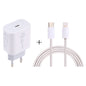 SDC-20W PD USB-C / Type-C Travel Charger + 1m 20W USB-C / Type-C to 8 Pin Data Cable Set,, EU Plug, US Plug