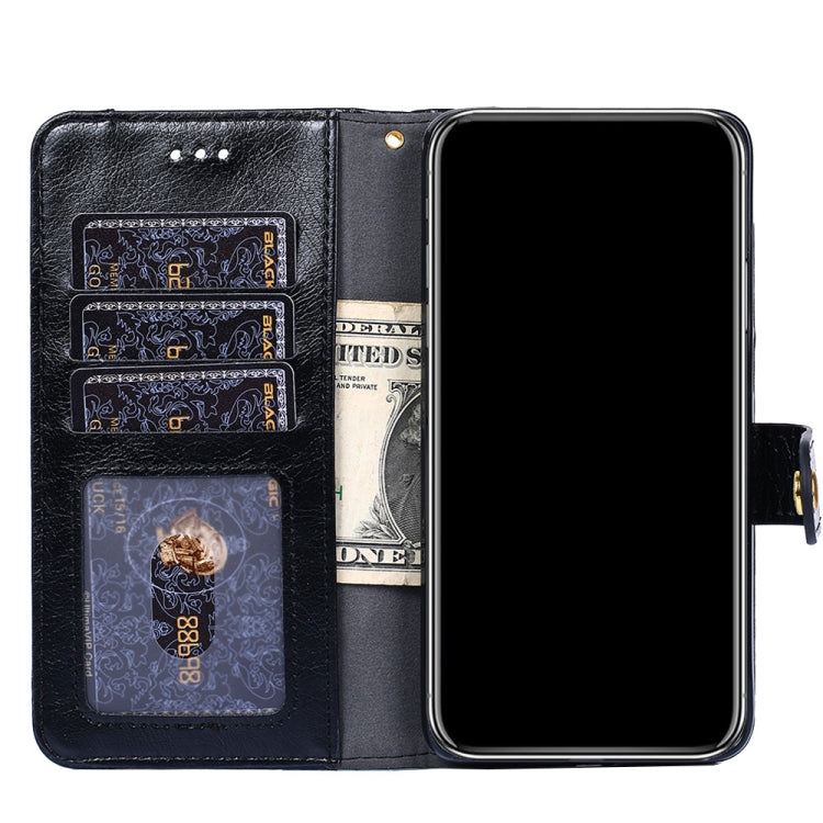 Zipper Bag Horizontal Flip Leather Phone Case with Holder & Card Slots & Lanyard