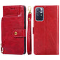 Zipper Bag Horizontal Flip Leather Phone Case with Holder & Card Slots & Lanyard, For OnePlus 9RT 5G, For Xiaomi Redmi Note 11, For Xiaomi Redmi Note 11 Pro
