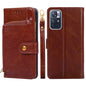 Zipper Bag Horizontal Flip Leather Phone Case with Holder & Card Slots & Lanyard