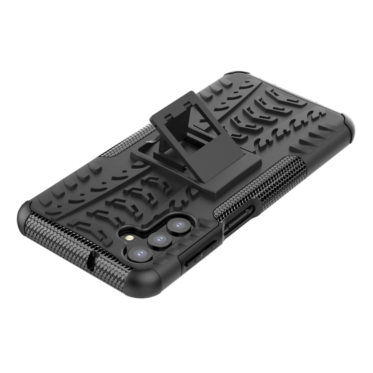 Tire Texture Shockproof TPU+PC Phone Case with Holder, For Samsung Galaxy A13 5G, For Samsung Galaxy S22 5G, For Samsung Galaxy S22+ 5G