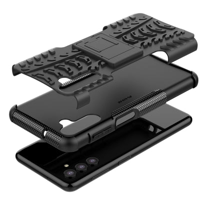 Tire Texture Shockproof TPU+PC Phone Case with Holder, For Samsung Galaxy A13 5G, For Samsung Galaxy S22 5G, For Samsung Galaxy S22+ 5G