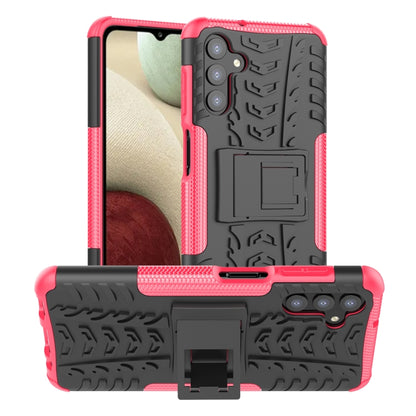 Tire Texture Shockproof TPU+PC Phone Case with Holder, For Samsung Galaxy A13 5G, For Samsung Galaxy S22 5G, For Samsung Galaxy S22+ 5G