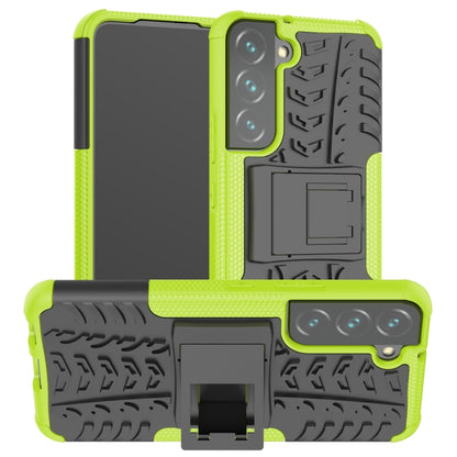 Tire Texture Shockproof TPU+PC Phone Case with Holder, For Samsung Galaxy A13 5G, For Samsung Galaxy S22 5G, For Samsung Galaxy S22+ 5G