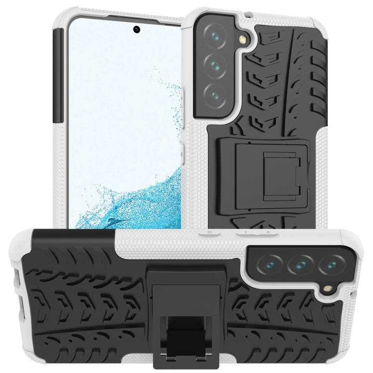 Tire Texture Shockproof TPU+PC Phone Case with Holder, For Samsung Galaxy A13 5G, For Samsung Galaxy S22 5G, For Samsung Galaxy S22+ 5G