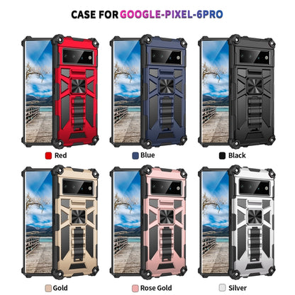 Armor Shockproof TPU + PC Magnetic Phone Case with Holder