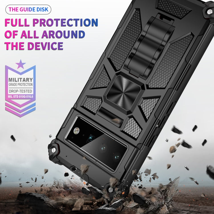 Armor Shockproof TPU + PC Magnetic Phone Case with Holder