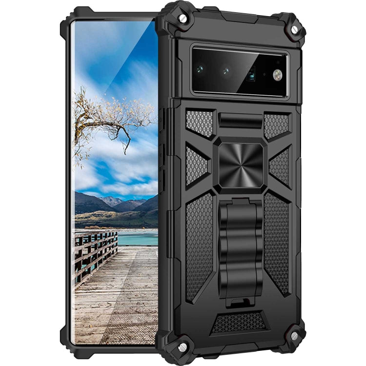 Armor Shockproof TPU + PC Magnetic Phone Case with Holder