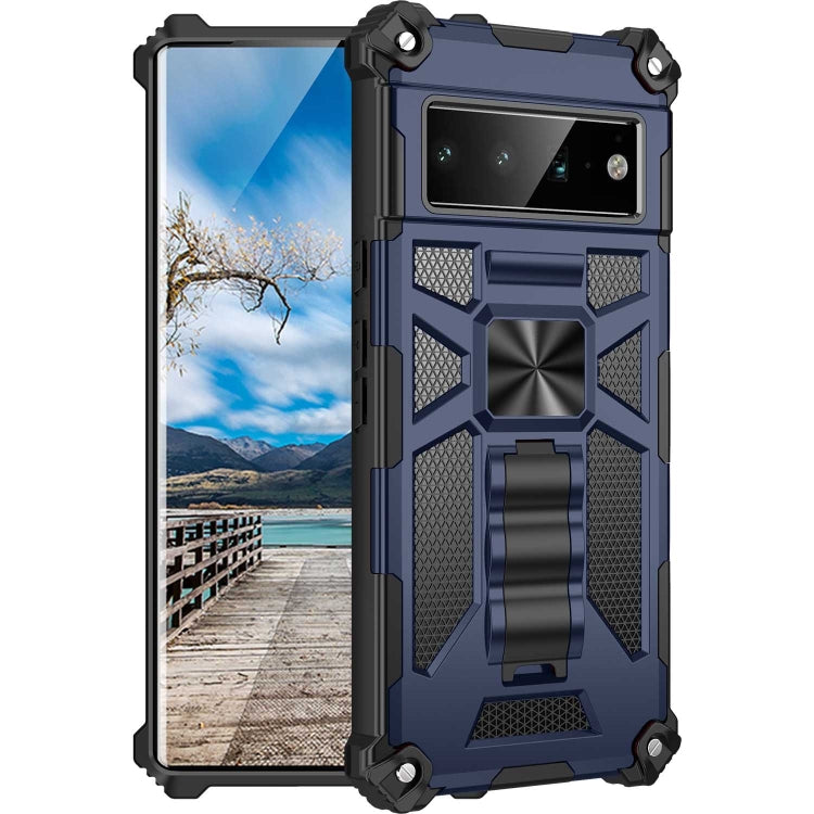 Armor Shockproof TPU + PC Magnetic Phone Case with Holder