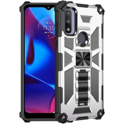 Armor Shockproof TPU + PC Magnetic Phone Case with Holder