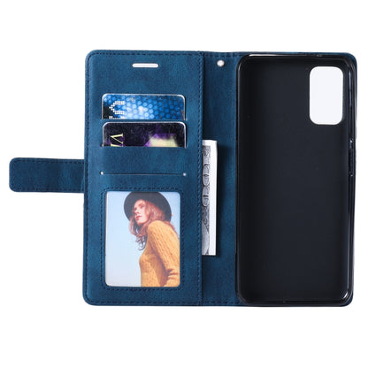 Skin Feel Splicing Horizontal Flip Leather Phone Case