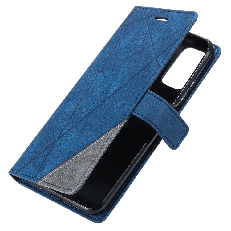 Skin Feel Splicing Horizontal Flip Leather Phone Case