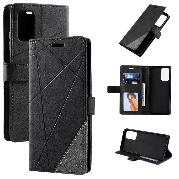 Skin Feel Splicing Horizontal Flip Leather Phone Case, For Samsung Galaxy A03s EU Version, For Samsung Galaxy A13 5G, For Samsung Galaxy S22 5G, For Samsung Galaxy S22+ 5G
