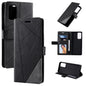 Skin Feel Splicing Horizontal Flip Leather Phone Case