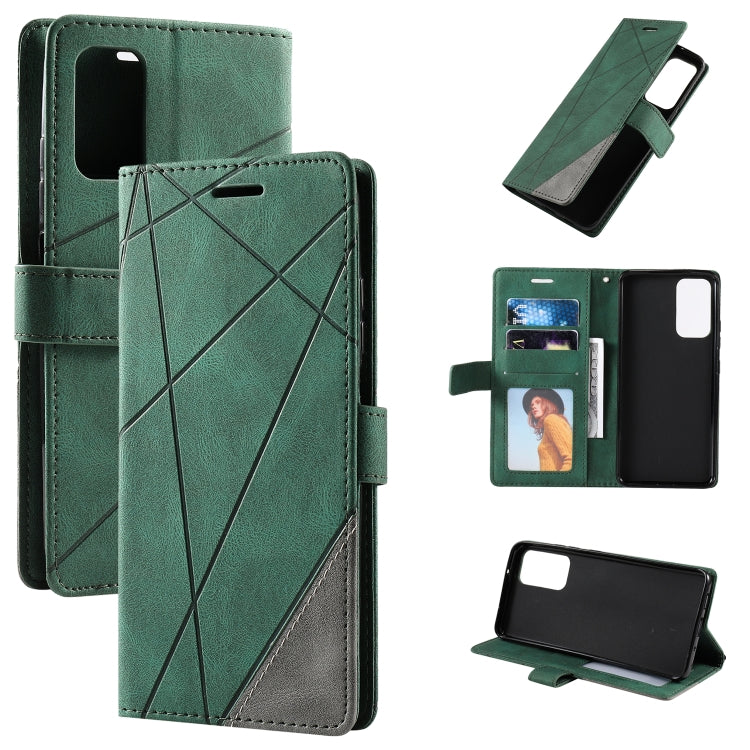 Skin Feel Splicing Horizontal Flip Leather Phone Case, For Samsung Galaxy A03s EU Version, For Samsung Galaxy A13 5G, For Samsung Galaxy S22 5G, For Samsung Galaxy S22+ 5G