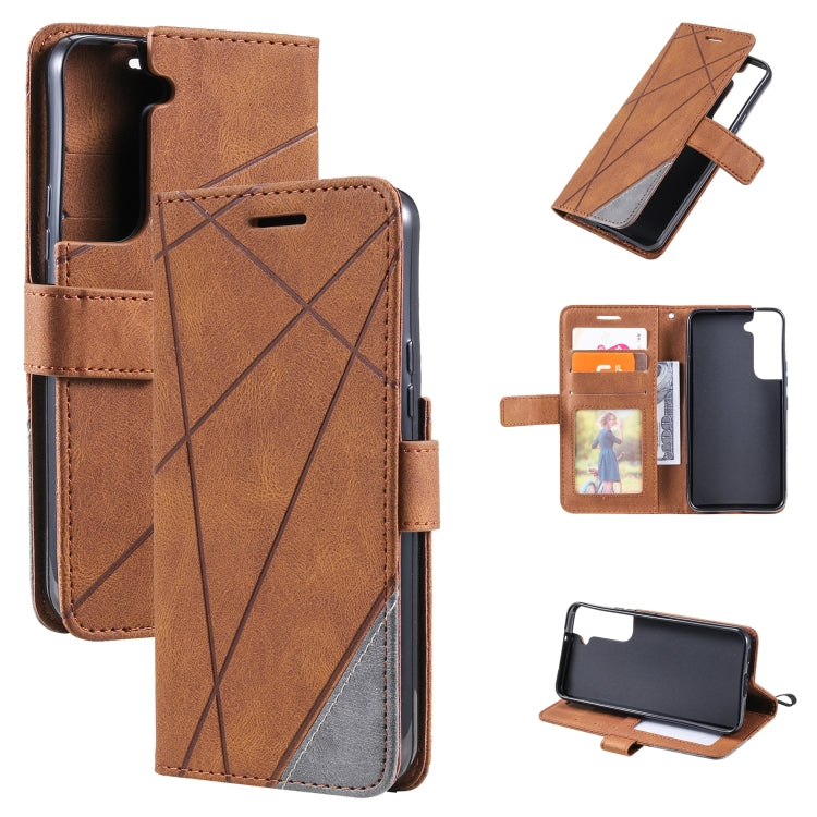 Skin Feel Splicing Horizontal Flip Leather Phone Case, For Samsung Galaxy A03s EU Version, For Samsung Galaxy A13 5G, For Samsung Galaxy S22 5G, For Samsung Galaxy S22+ 5G