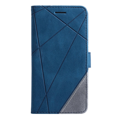 Skin Feel Splicing Horizontal Flip Leather Phone Case, For Samsung Galaxy S22 Ultra 5G