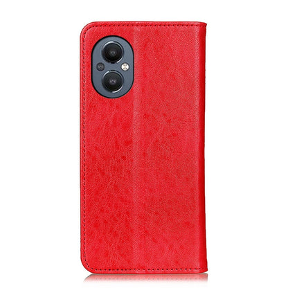 Magnetic Crazy Horse Texture Horizontal Flip Leather Phone Case, For OnePlus Nord N20 5G