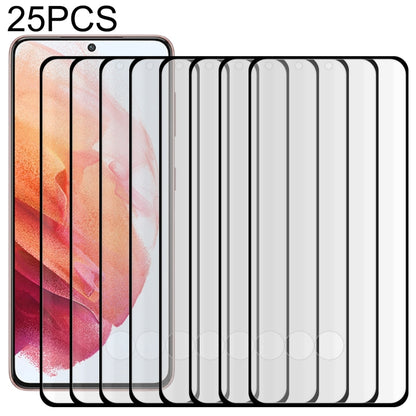 25 PCS Edge Glue 3D Curved Edge Full Screen Tempered Glass Film