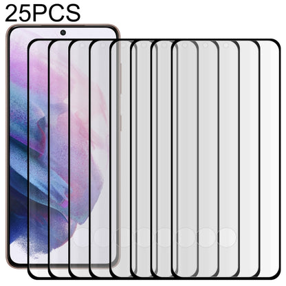 25 PCS Full Glue 3D Curved Edge Screen Tempered Glass Film