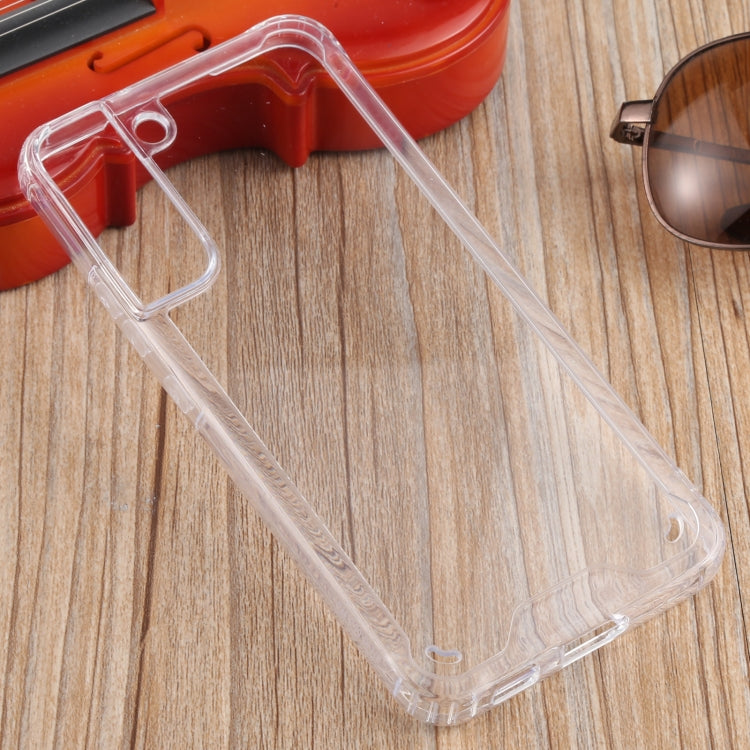 Four-corner Shockproof Transparent TPU + PC Phone Case