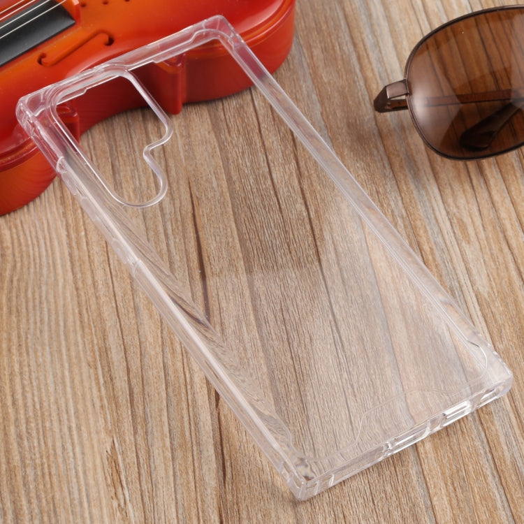 Four-corner Shockproof Transparent TPU + PC Phone Case