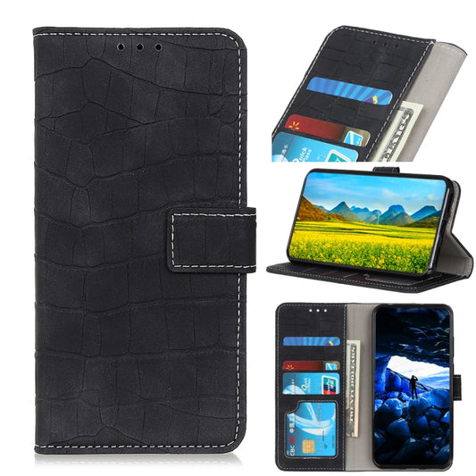 Crocodile Texture Horizontal Flip Leather Phone Case with Holder & Card Slots & Wallet