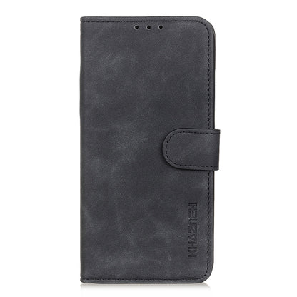 KHAZNEH Retro Texture PU + TPU Horizontal Flip Leather Phone Case with Holder & Card Slots & Wallet